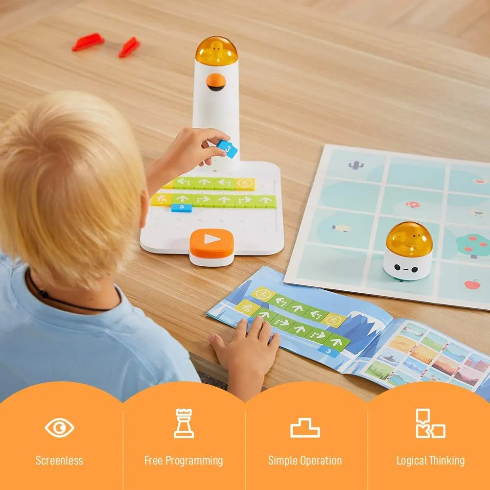 Matatalab Coding Robot Set for Kids Ages 4 , STEM Educational Toy, Early Programming for Kids, Learn to Code Robot for Homeschool & Classroom Ages 4-10