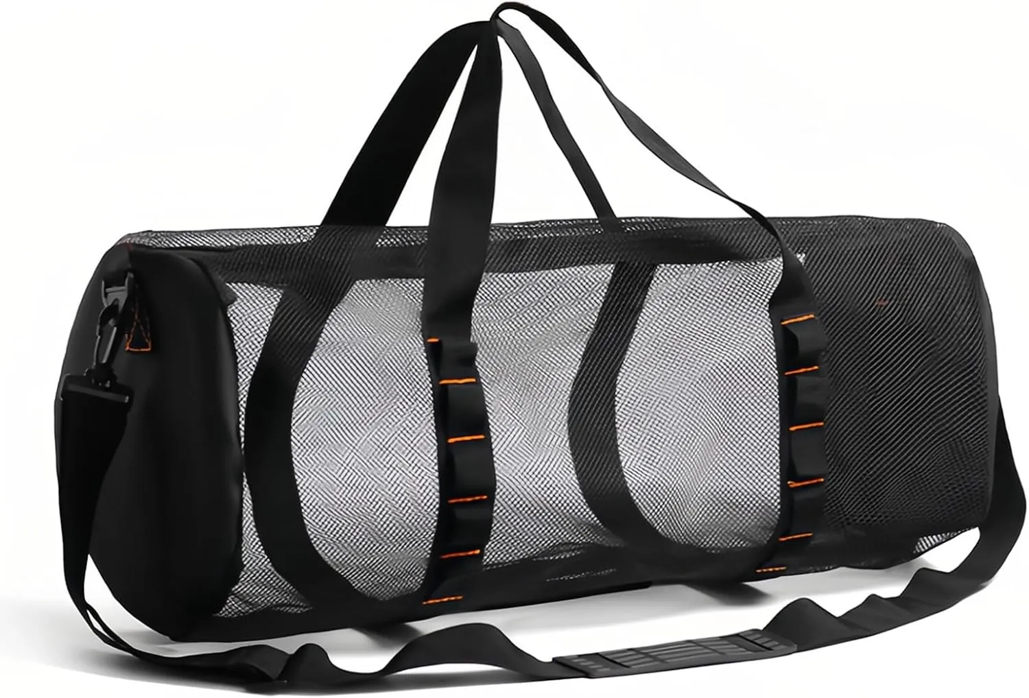 Mesh Duffle Bag for Scuba Dive or Snorkel, 22.8 x 10.6 x 10.6 Inches Portable Snorkeling Equipment Carry Bag with Adjustable Shoulder Strap