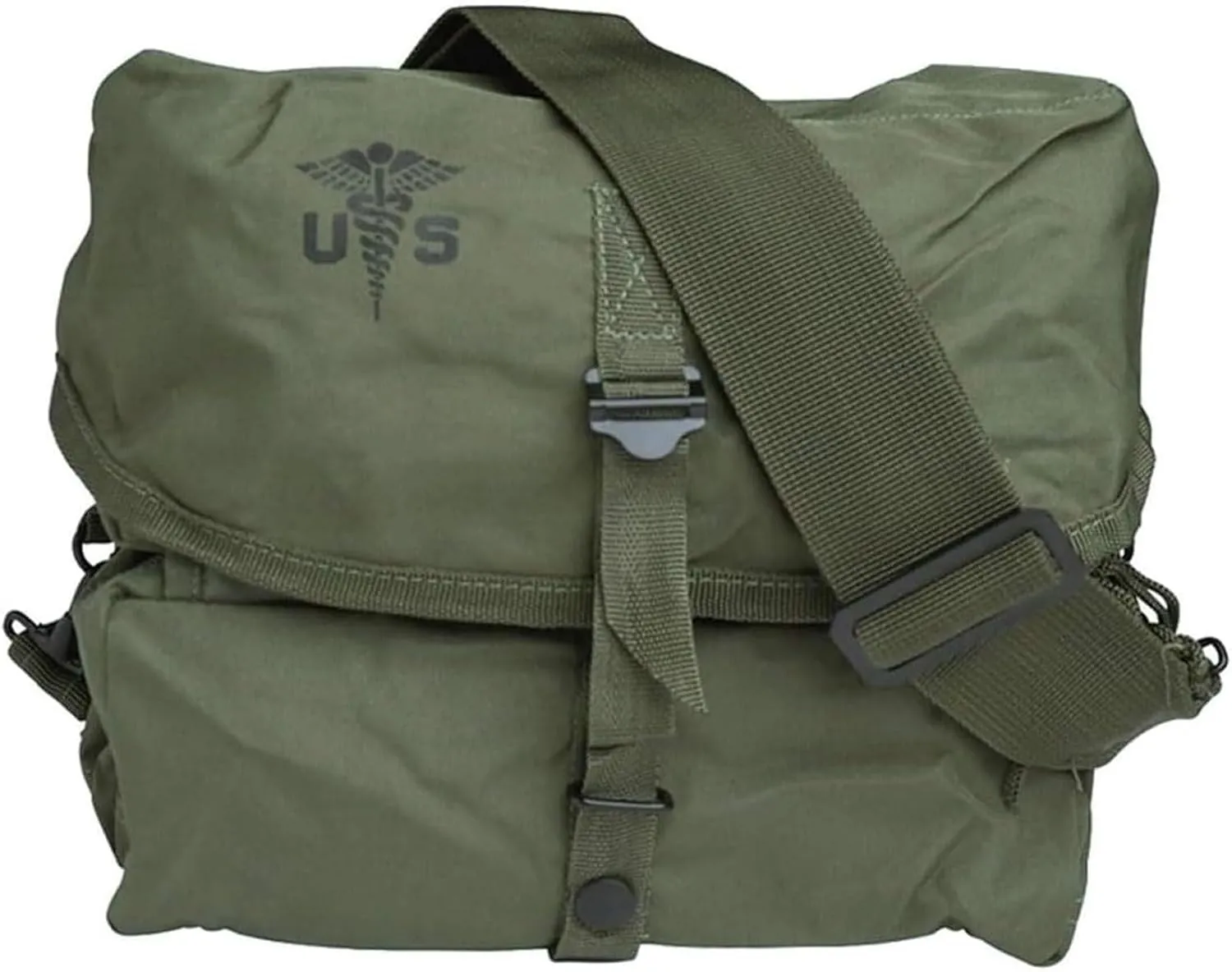 Mil-Tec Unisex Medical Kit Bag - Functional Rugged Tactical Outdoor Camping Hiking Handbag with Strap System & Medical Badge