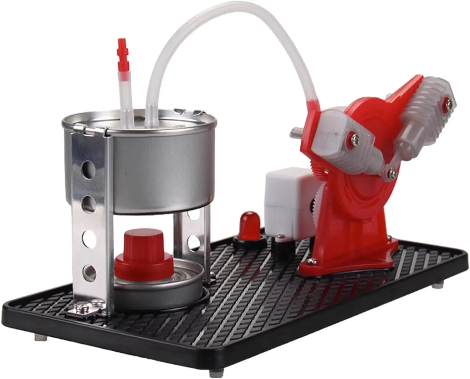 Miniature Working Steam Engine Heat-Powered Model Engine Steam-Driven Generator Educational steam Engine kit Science Experiment STEM Learning Mechanical Model