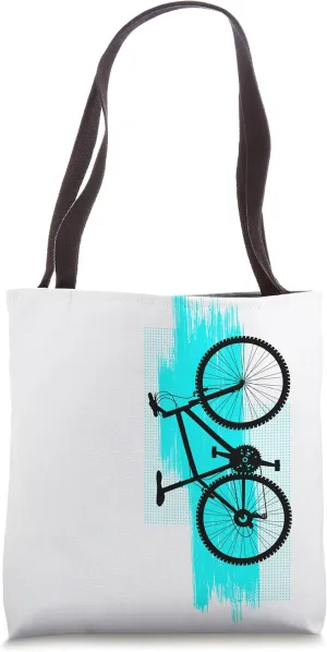 Mountain Bike Downhill MTB Biking Cycling Biker Bicycle Tote Bag