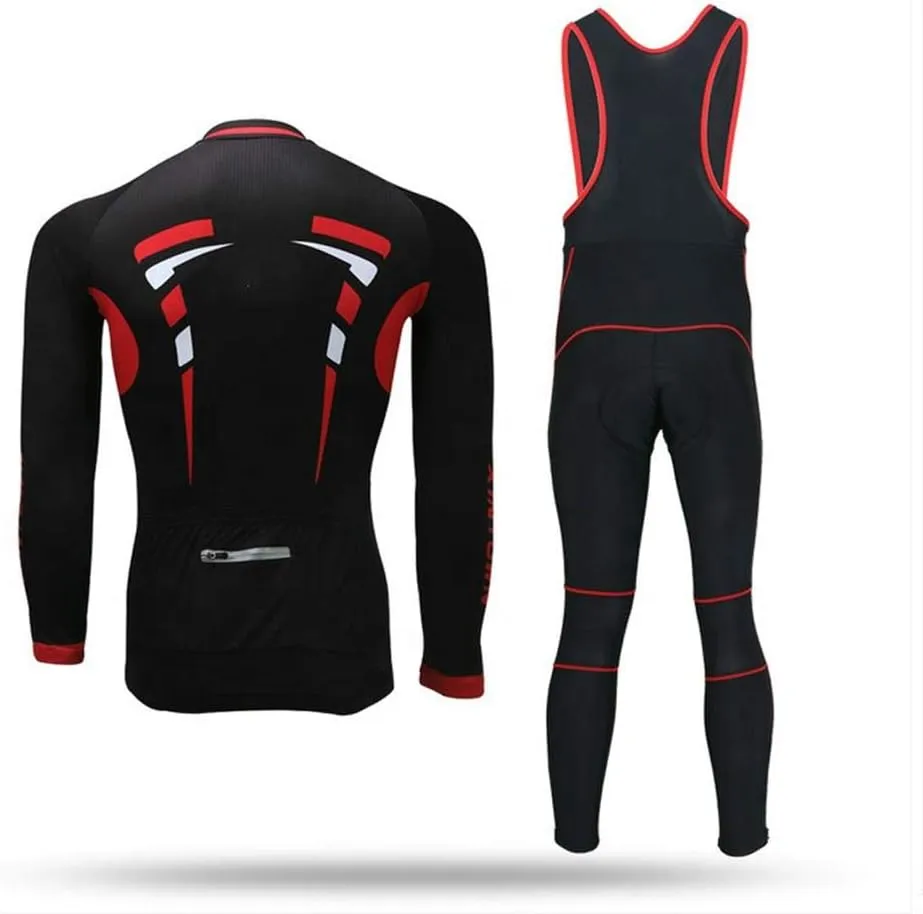 MOXILYN Men's Quick-Dry Cycling Jersey Set Road Bike Bicycle Shirt   Bib Pants with 9D Gel Padded MTB Riding Clothing kit