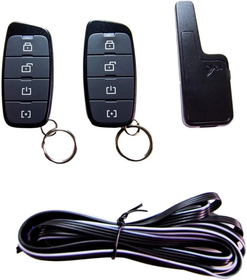 MPC (2) 4-Button 1-Way Remotes with Antenna Upgrade Kit for Fortin EVO-All & EVO-ONE - Extends Range up to 2,800 ft