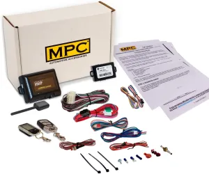 MPC 2-Way LCD Remote Starter Compatible with 1999-2002 GMC Yukon |Gas| |Key-to-Start| (1) 5-Button 2-Way Backlit LCD Remote and (1) 5-Button 1-Way Remote