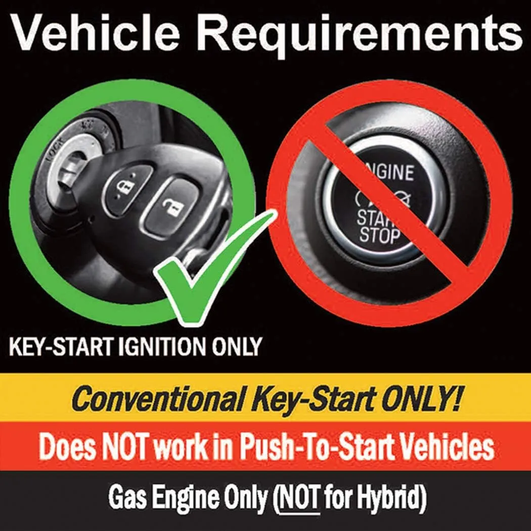 MPC Complete 2-Way LCD Remote Start Kit with Keyless Entry and Data Module Compatible with Ford F-450 2008-2010
