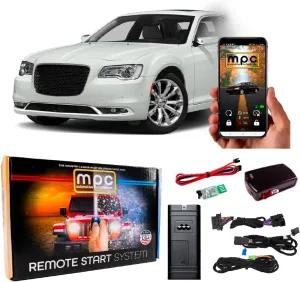 MPC Remote Start Compatible with Chrysler 300 2018 || Phone App Control || Plug and Play || Lock 3X to Start || USA Tech Support
