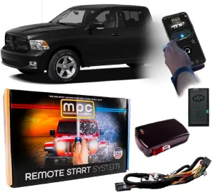 MPC Smartphone Activated Remote Start Compatible with 2011-2012 RAM 1500 - Gas/Diesel - Plug & Play - Press 3X to Start