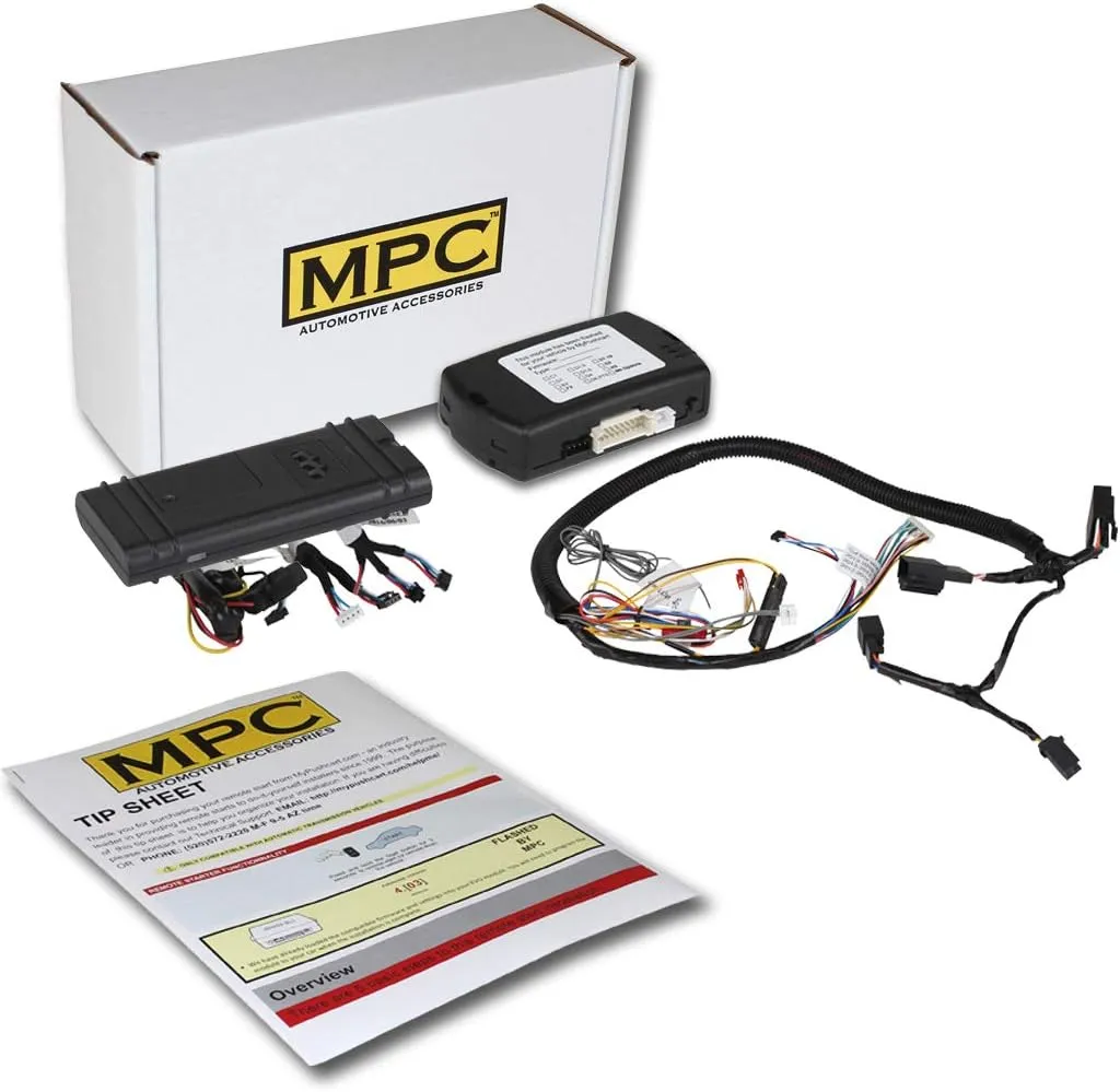 MPC Smartphone or OEM Remote Activated Remote Start Kit Compatible with 2013-2019 Ford Flex - with T-Harness - Firmware Preloaded