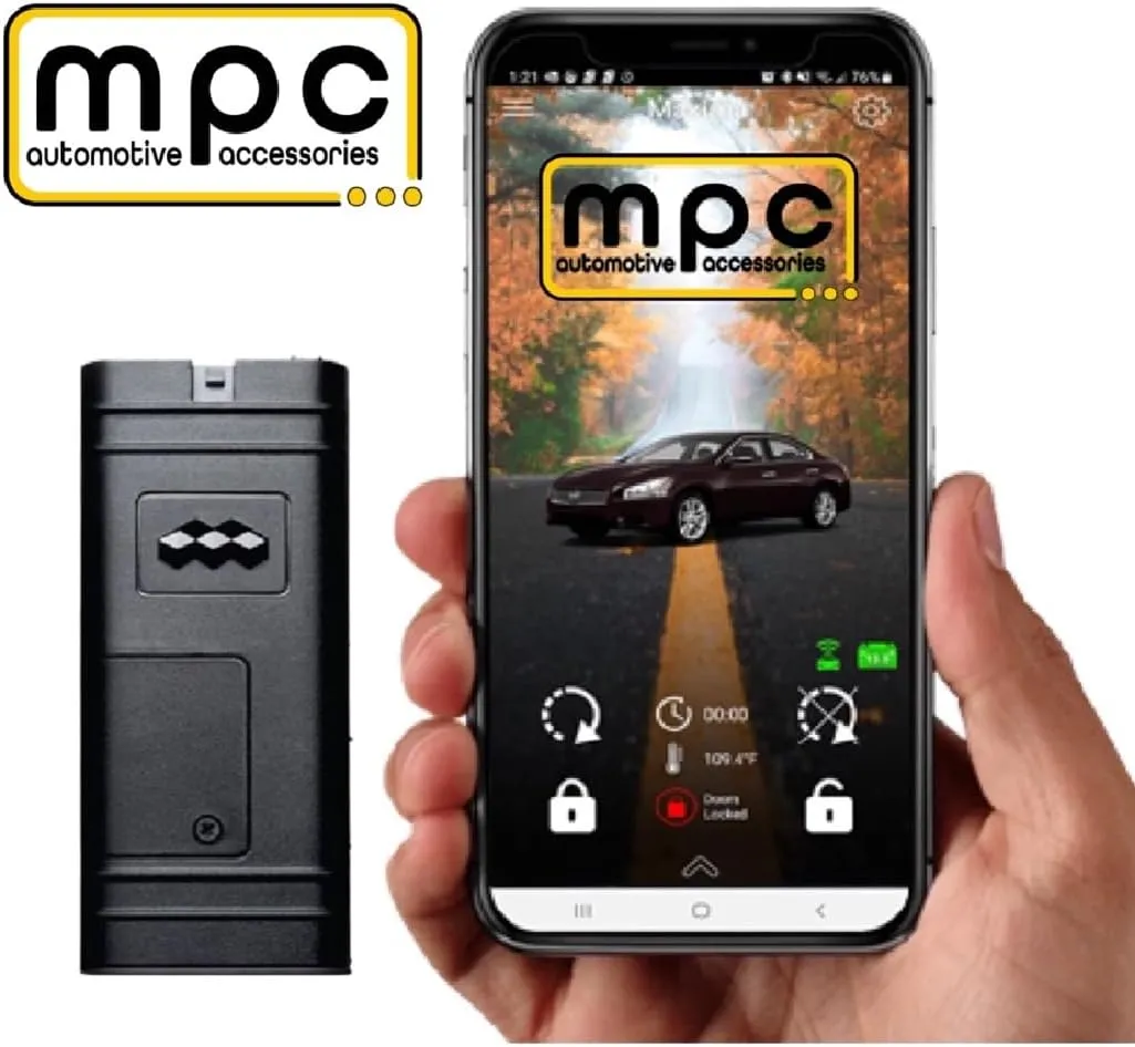 MPC Smartphone or OEM Remote Activated Start Compatible with 2018-2025 Jeep Wrangler - Push-to-Start - w/T-Harness and FlashLink Updater
