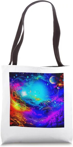 MYSTIC COSMOS UNIVERSE SPIRITUALITY DIVINE MANIFESTATION ART Tote Bag
