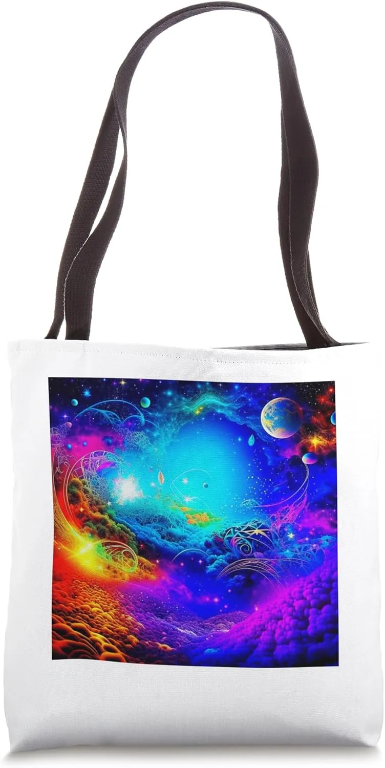 MYSTIC COSMOS UNIVERSE SPIRITUALITY DIVINE MANIFESTATION ART Tote Bag