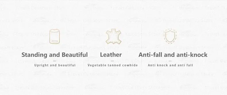 Naturehike Butane Tank Leather Cover Portable Lightweight 5 Styles Retro Gas Can Protective Cover Premium Texture Air Canister for Cassette Stove Bottle Wrap