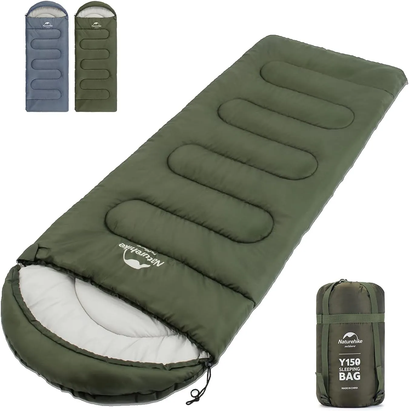 Naturehike Camping Sleeping Bag - Lightweight Waterproof Portable Splicable for Adults 3 Seasons, Hiking/Backpacking/Outdoor and Indoor Used with Storage Sack
