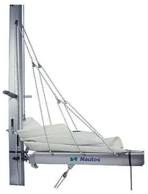 Nautos 003R-LAZY Jack System C - Large Size- with Rope Included - Recommended for Boats from 39 to 46 FEET