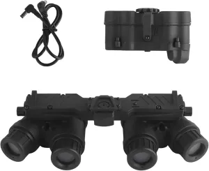 Night Vision Goggles Model for PVS15/PVS18/GPNVG18 - Four-Tube Binocular, Non-Functioning Cosplay Prop(Black)