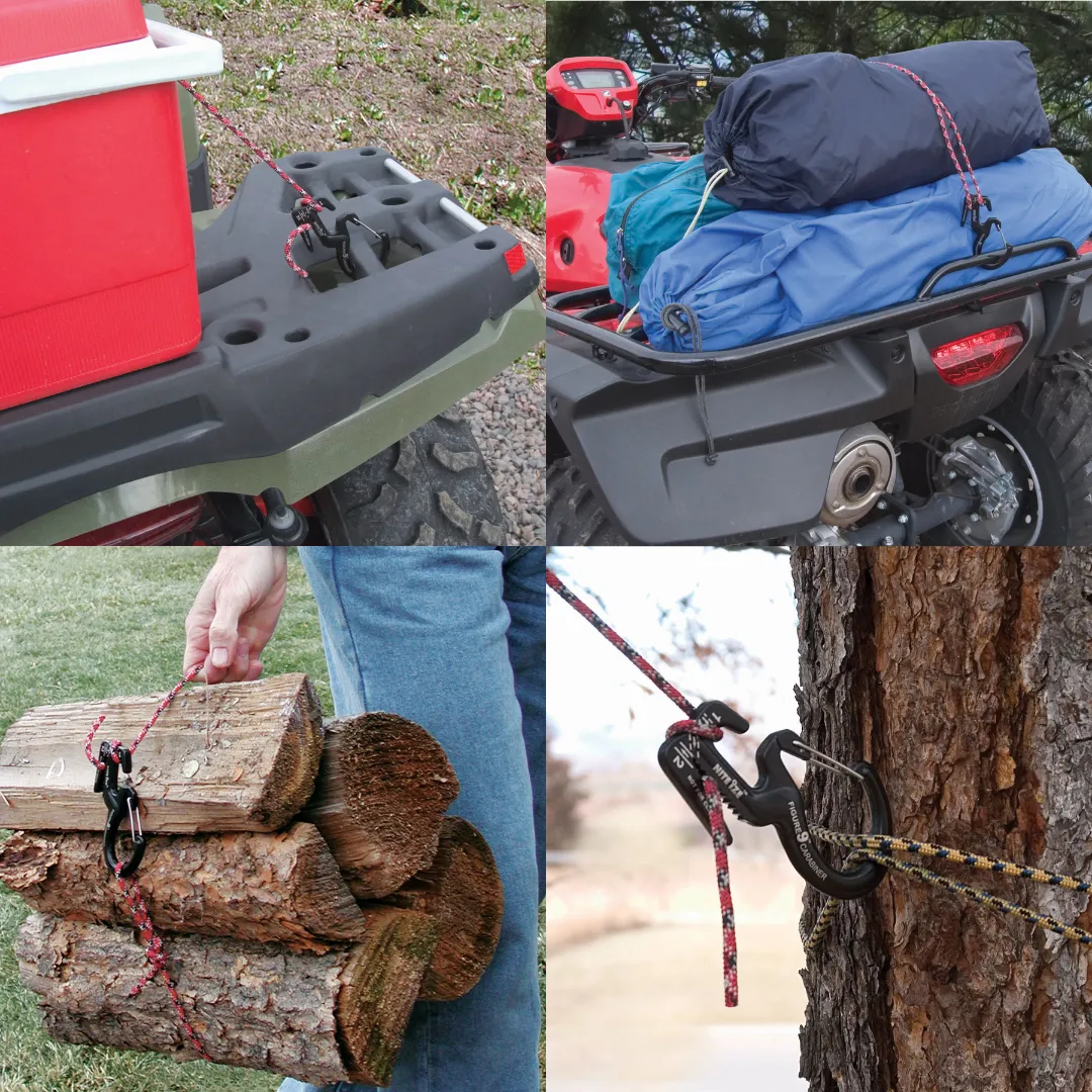 Nite Ize Figure 9 Carabiner Rope Tightener - Large - Black
