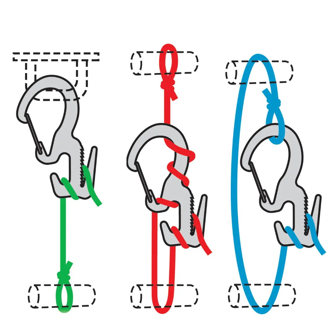 Nite Ize Figure 9 Carabiner Rope Tightener - Large - Black
