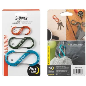 Nite Ize S-Biner Carabiner Aluminum Pack