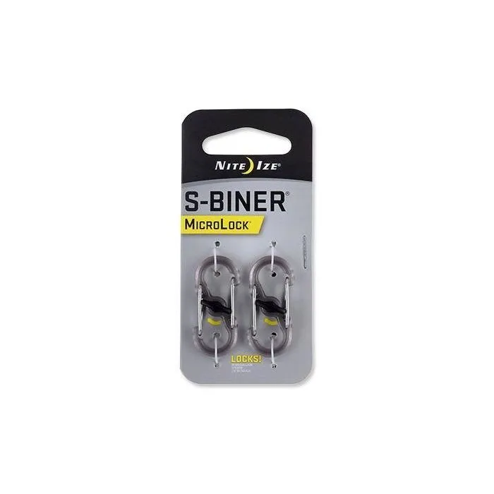 Nite Ize S-Biner MicroLock Plastic - 2pk