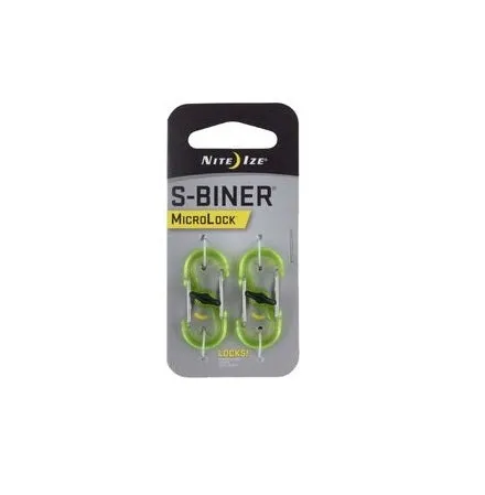 Nite Ize S-Biner MicroLock Plastic - 2pk