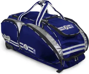 No Errors NO E2 Wheeled Catchers Gear Bag - Large Baseball and Softball Bag for Catcher’s Equipment with Fatboy Wheels