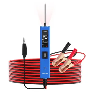 OBDResource Automotive Circuit Tester, 12V 24V Car Power Circuit Probe Tester Electrical Diagnostic Tool with LCD Display&Illuminating Lights, Component Activation/Diode Detection/Ground Detection