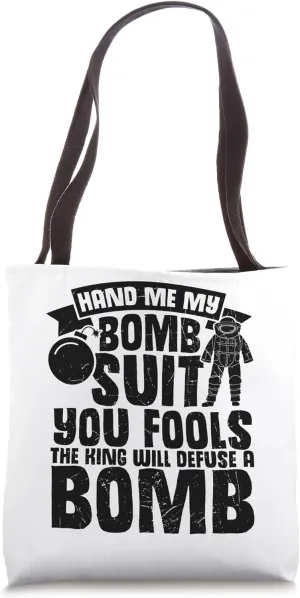 Ordnance Corps Explosive Ordnance Disposal US EOD Technician Tote Bag