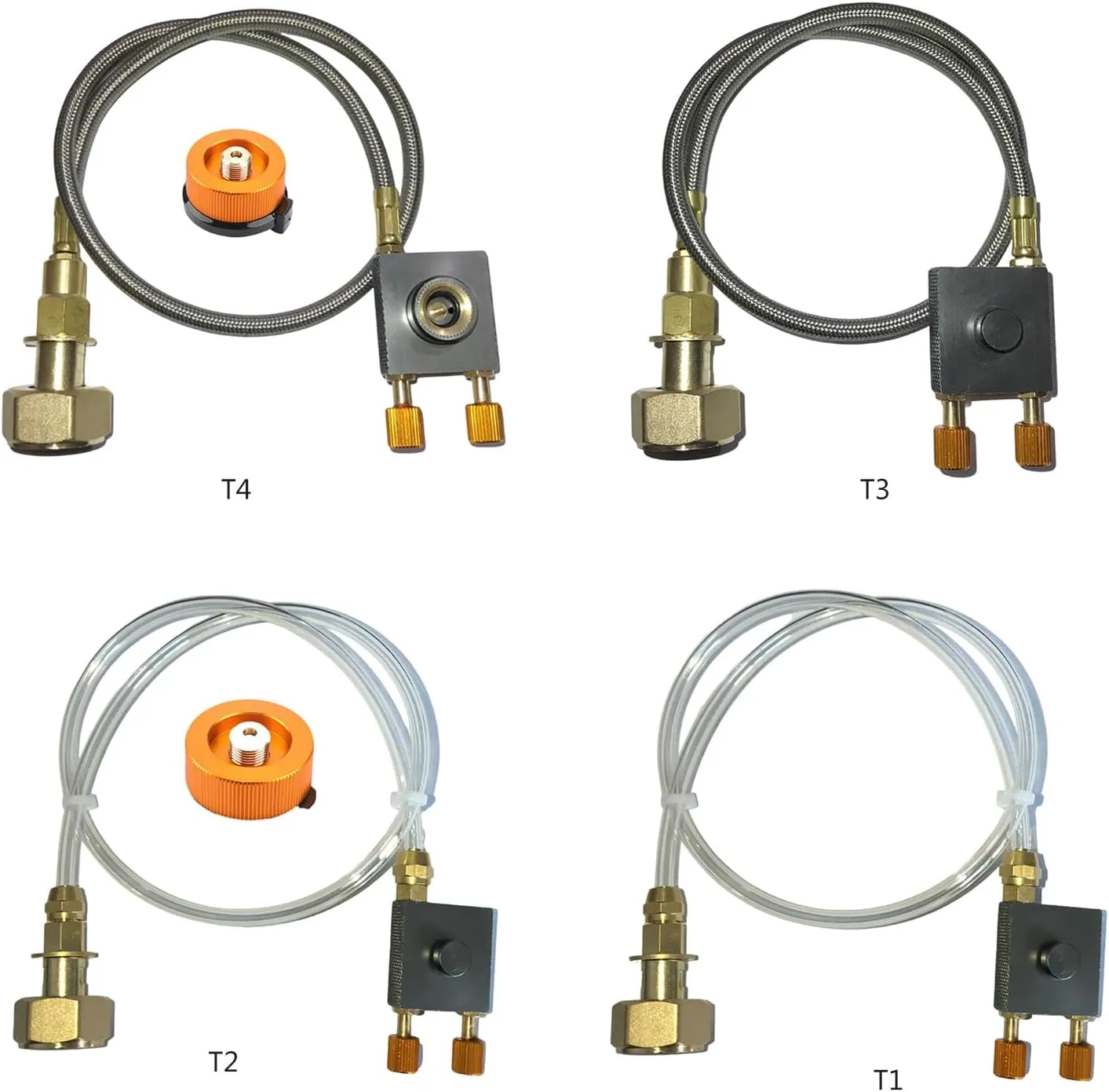 Outdoor Camp Stove Refill Adapter Versatiles Canister Connectors for Easy Conversion