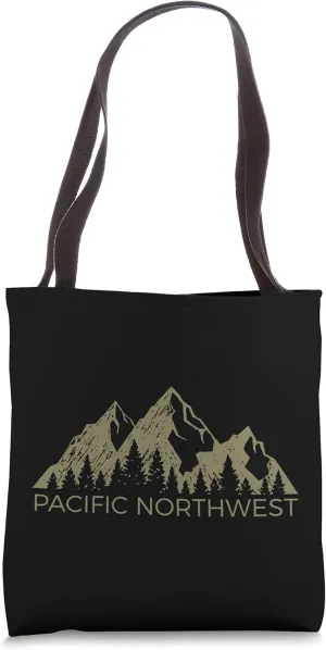 Pacific Northwest Mountain | PNW Pacific Northwest Tote Bag