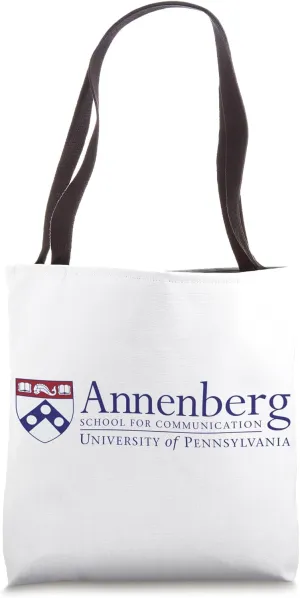 Penn Quakers Annenberg School for Communication Tote Bag