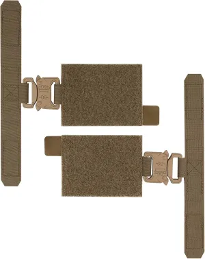 PETAC GEAR 2 PCS Tactical Cummerbund Adapters,Metal Buckle Kit Laser Cut Quick Release Set up with for FCPC FCSK V5 3AC Cummerbunds