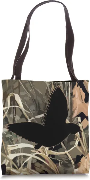 Pheasant Hunter Upland Bird Hunting Camo Camouflage Birding Tote Bag