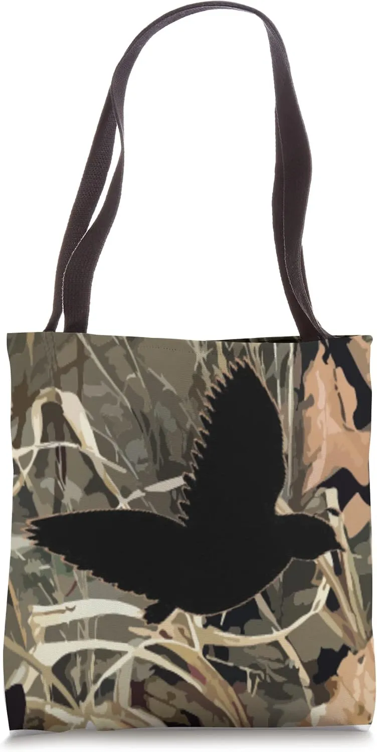 Pheasant Hunter Upland Bird Hunting Camo Camouflage Birding Tote Bag