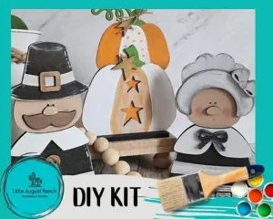 Pilgrim Set DIY - Fall DIY Paint Kit