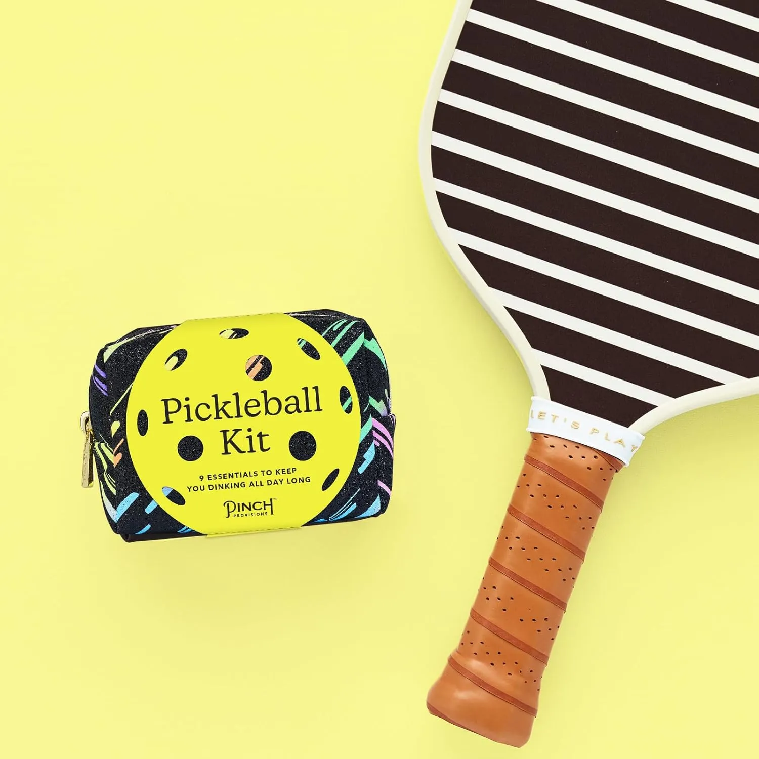 Pinch Provisions Pickleball Kit, 9 Must-Have Emergency Essentials for Pickleball, Includes Ball Retriever & Cooling Bands, Perfect for Pickleball Players, Father's Day, Mother's Day or Gym Bags
