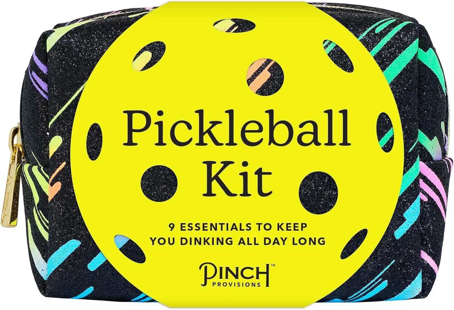Pinch Provisions Pickleball Kit, 9 Must-Have Emergency Essentials for Pickleball, Includes Ball Retriever & Cooling Bands, Perfect for Pickleball Players, Father's Day, Mother's Day or Gym Bags