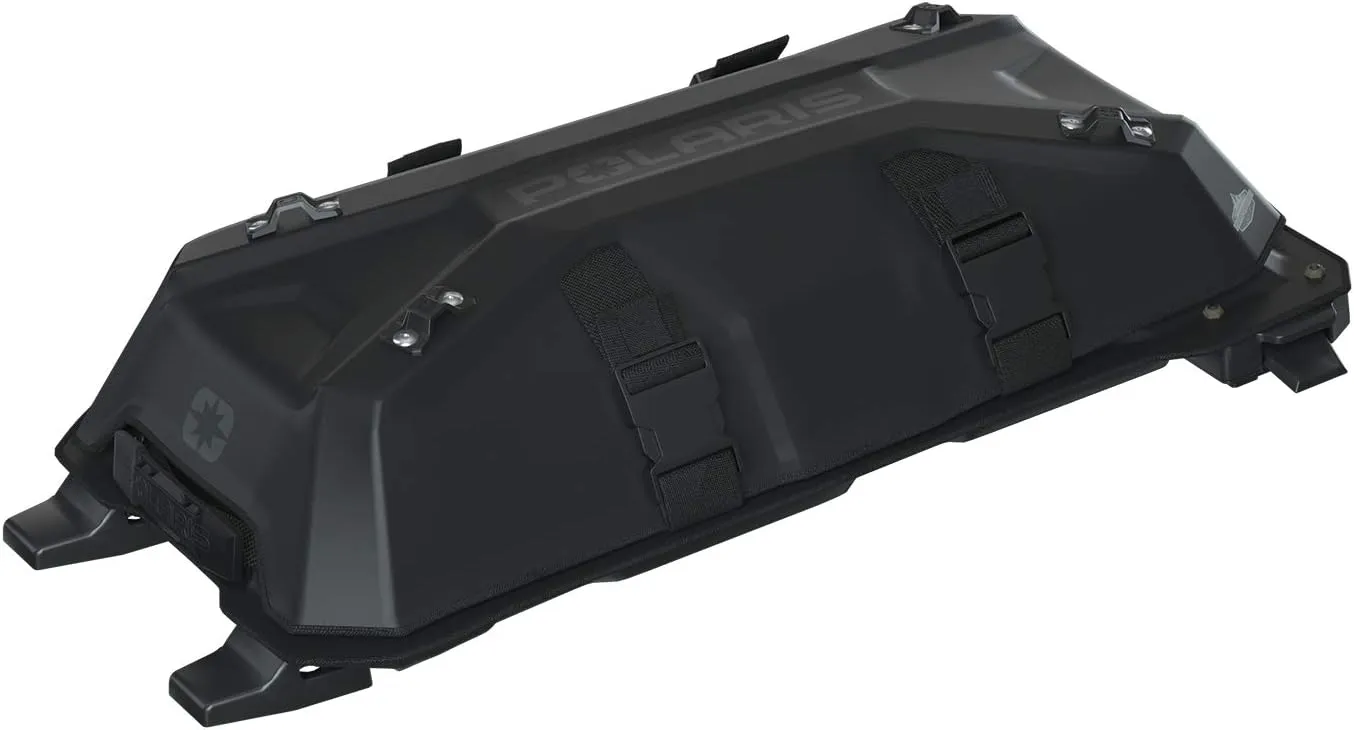 Polaris Snowmobile Lock & Ride Flex Burandt Bag, Large, Black, Fits Specific RMK, INDY, Voyageur Models, Mounts for Shovel Jacket, Easy Install, Waterproof, Storage Bag for Gear - 2889259