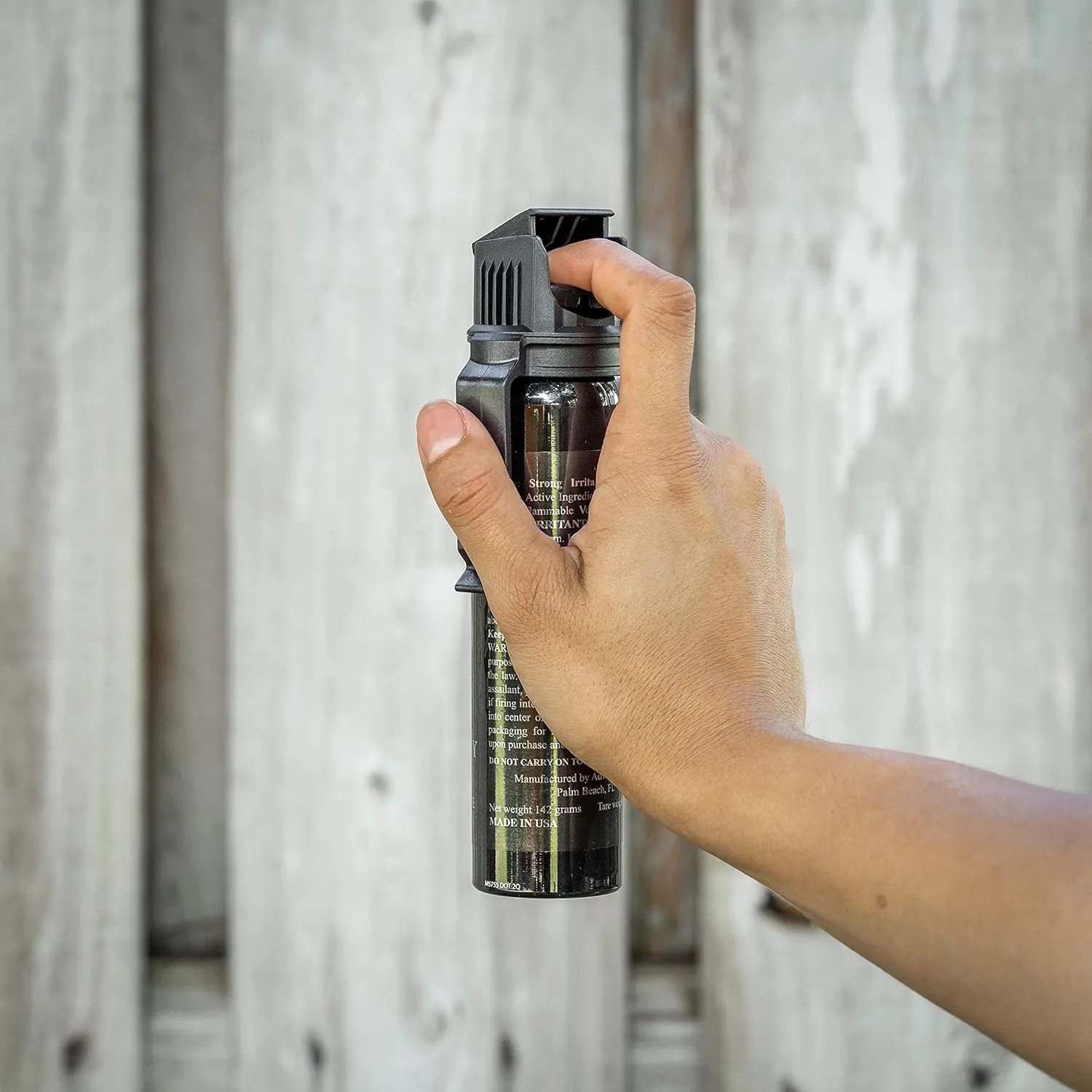 POLICE MAGNUM Pepper Spray Self Defense- 16ft Range- Portable Law Enforcement Unit - Made in The USA - 1 Pack 5oz Flip Top