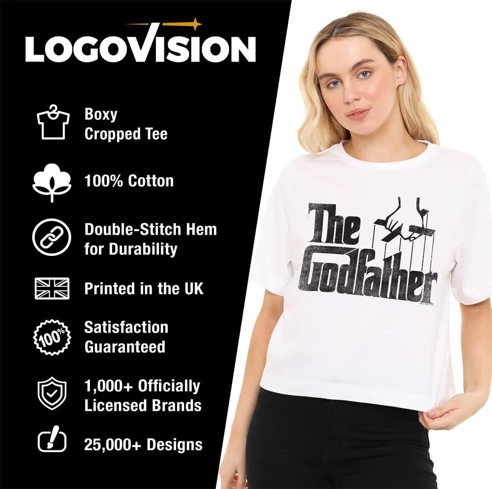 Pop Culture Logos Women's Boxy Cropped T Shirt Collection