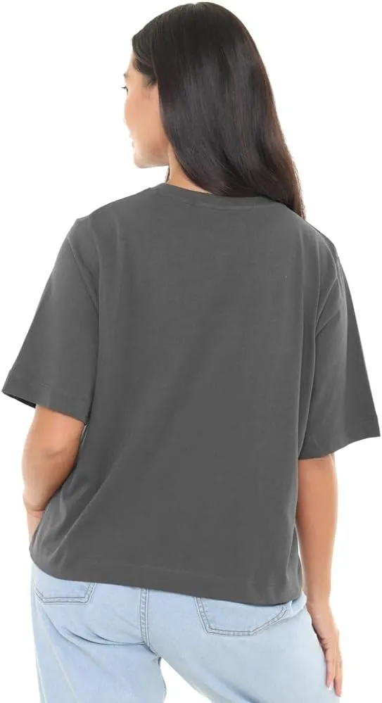 Pop Culture Logos Women's Boxy Cropped T Shirt Collection