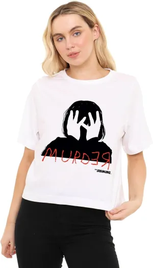 Pop Culture Logos Women's Boxy Cropped T Shirt Collection