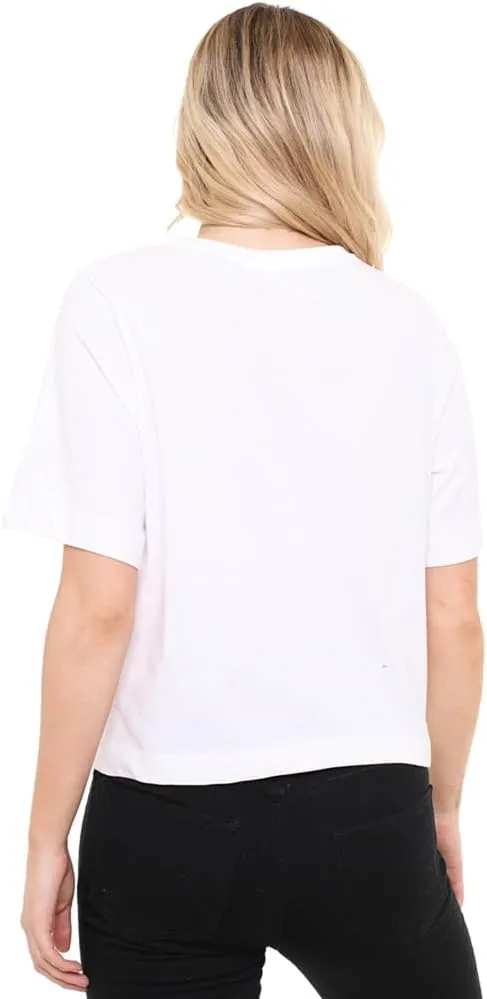 Pop Culture Logos Women's Boxy Cropped T Shirt Collection