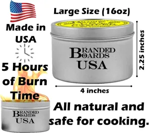 Portable Campfire & Trivet Stove | Protect Table & Cook Using The Trivet/Stove | Made in USA | Great for Picnics Parties S'Mores Gifts Bushcraft Camping Survival