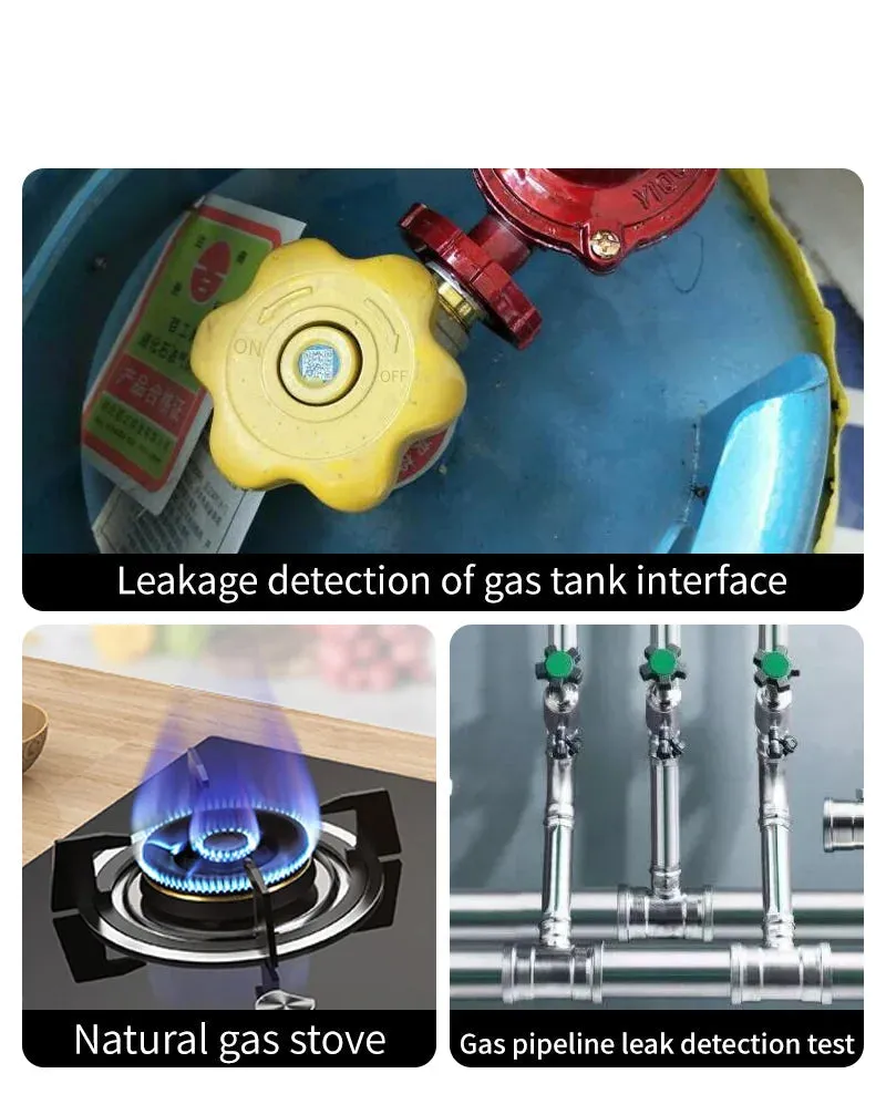 Portable Combustible Gas Leak Detector – Natural Gas Sniffer with Audible & Visual Alarm for Propane, Methane, LPG & More