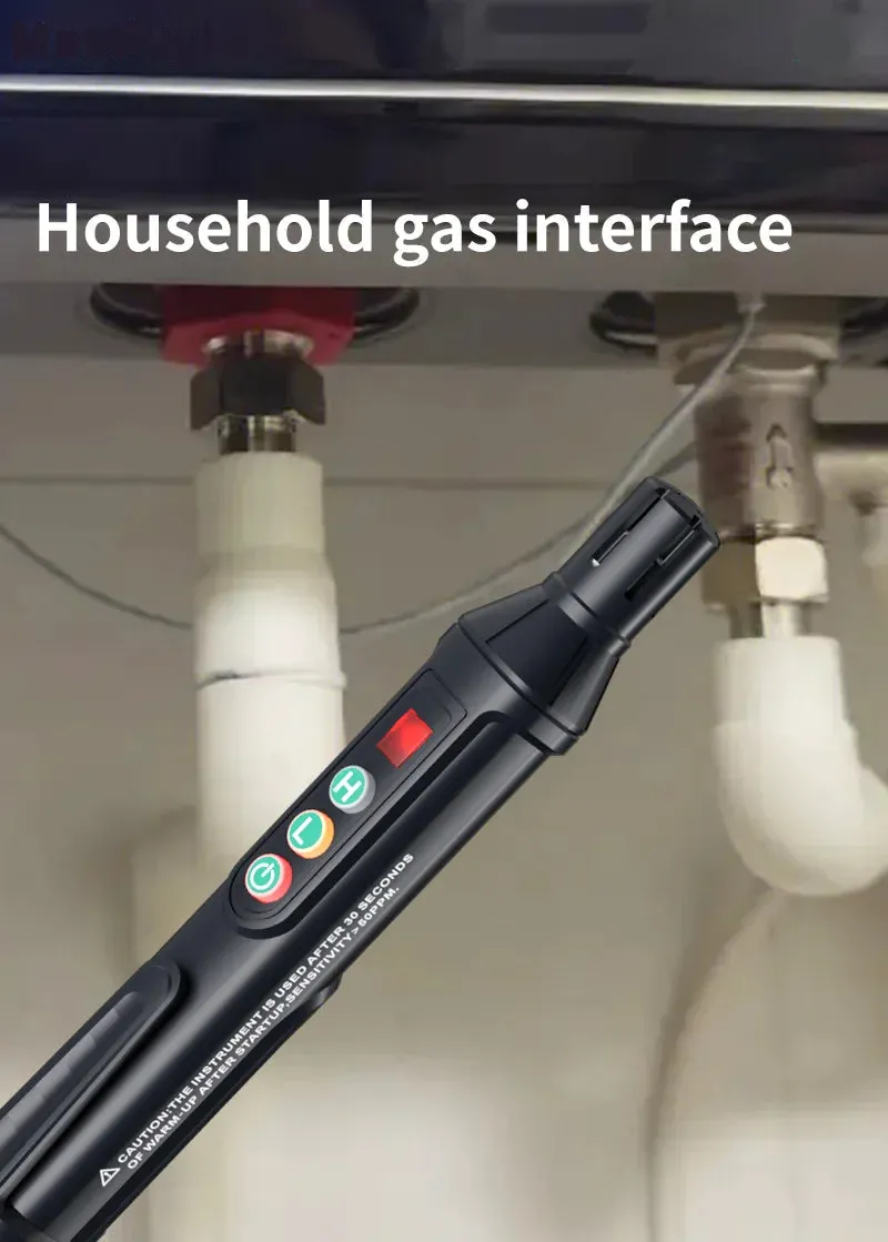 Portable Combustible Gas Leak Detector – Natural Gas Sniffer with Audible & Visual Alarm for Propane, Methane, LPG & More