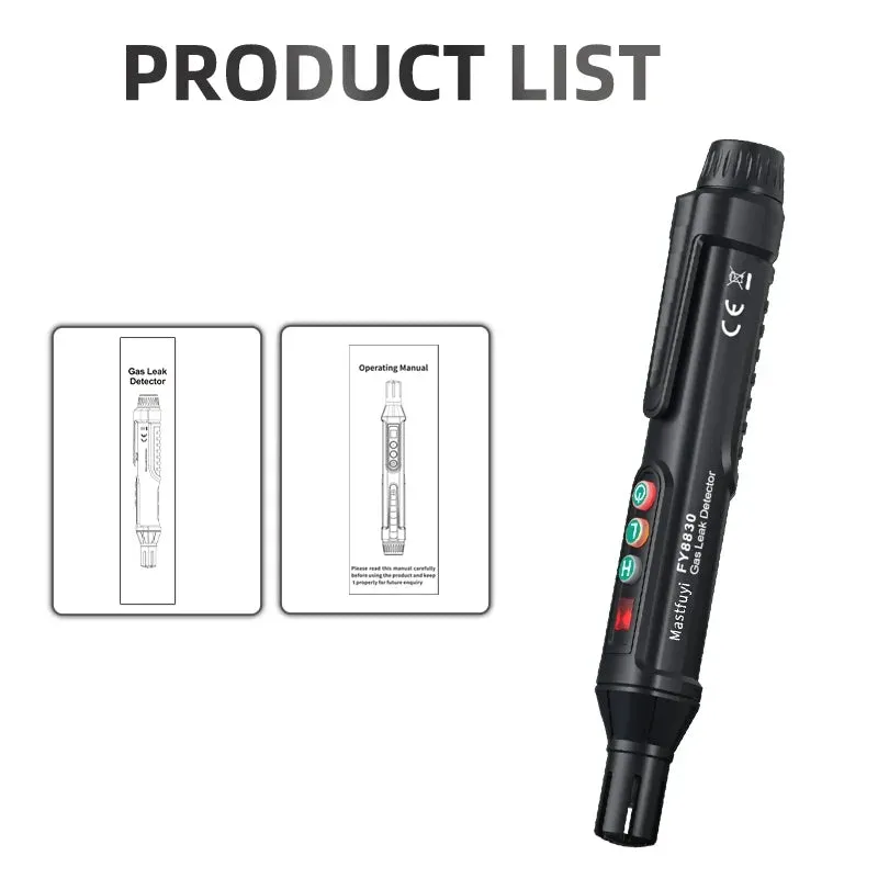 Portable Combustible Gas Leak Detector – Natural Gas Sniffer with Audible & Visual Alarm for Propane, Methane, LPG & More