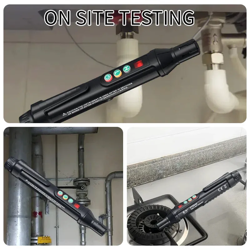 Portable Combustible Gas Leak Detector – Natural Gas Sniffer with Audible & Visual Alarm for Propane, Methane, LPG & More