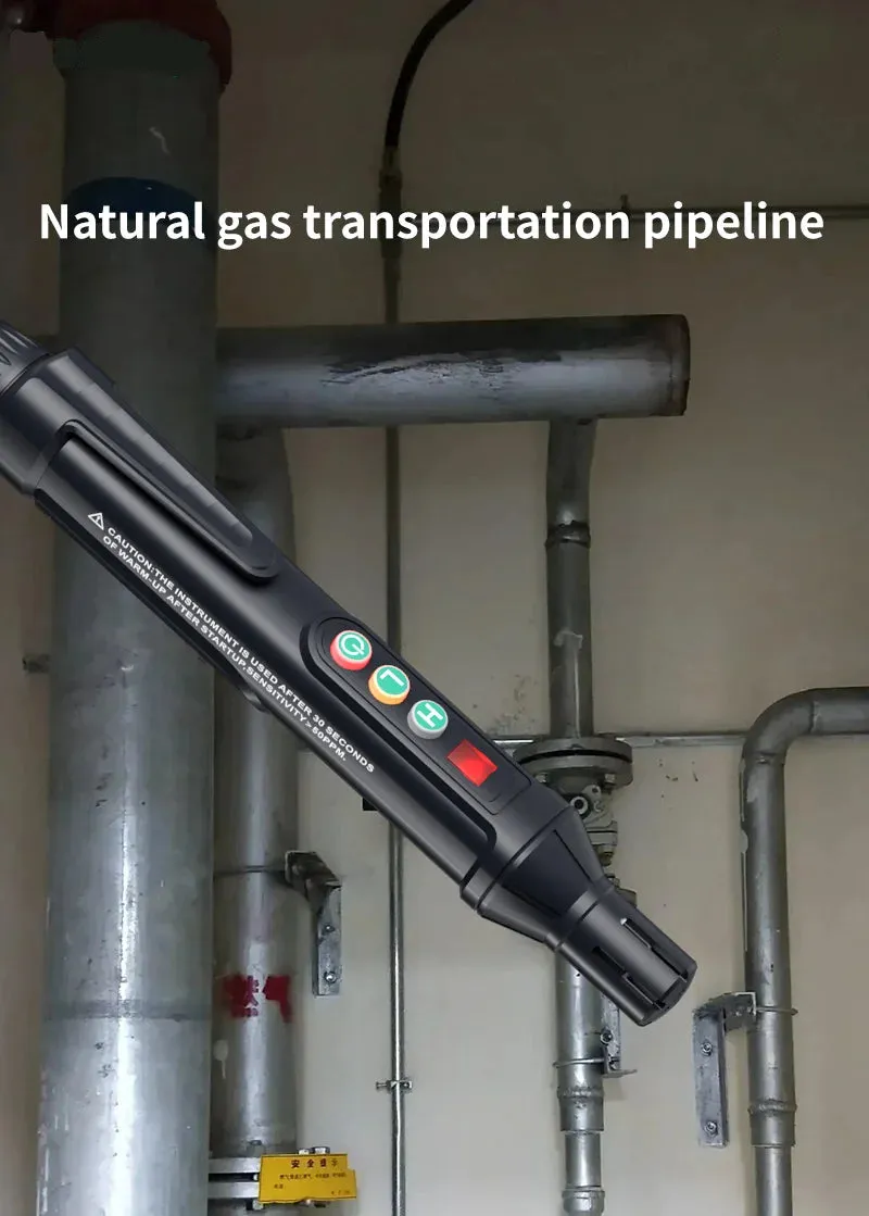 Portable Combustible Gas Leak Detector – Natural Gas Sniffer with Audible & Visual Alarm for Propane, Methane, LPG & More