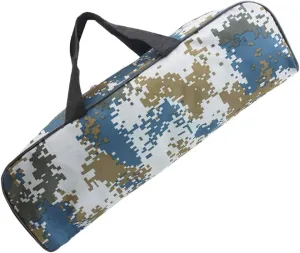 Portable Fishing Rod Bag Collapsible Fishing Bag Large Capacity Outdoor Nylon Carrying Case (60CM Length)