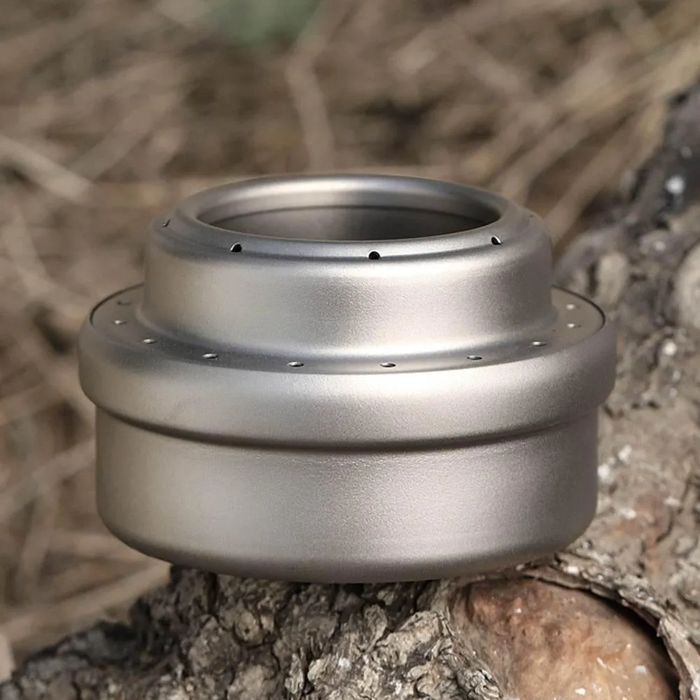 Portable Titanium Camping Stove - Lightweight Travel Stove
